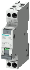 Siemens 5SV1313-7KK04 HATA AKIMI KORUMA ANAHTARLI OTOMATİK SiGORTA;1 TE; C4A; 4.5kA; 230V; 30mA; A Tipi; MONOFAZE