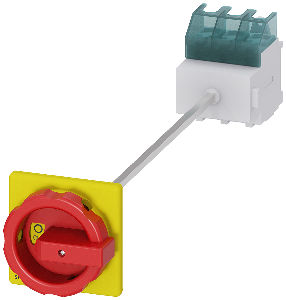 Siemens 3LD2514-0TK53 ACİL STOP ŞALTERLERİ TAHRİK KOLU SARI/KIRMIZI, DİPTEN TESPİTLİ, KİLİTLEMELİ, KAPI BAĞLANTILI,  A 63  22 KW