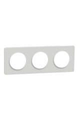 Schneider (S520806R) Odace Touch Dokulu Beyaz Üçlü Çerçeve