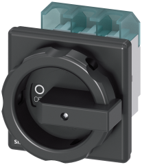 Siemens 3LD2504-0TK51 ACİL STOP ŞALTERLERİ, ÖNDEN TESPİTLİ TAHRİK KOLU SİYAH,  A 63  22 KW