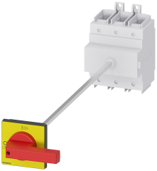 Siemens 3LD2418-0TK13 ACİL STOP ŞALTERLERİ TAHRİK KOLU SARI/KIRMIZI, DİPTEN TESPİTLİ, KİLİTLEMELİ, KAPI BAĞLANTILI,  A 250  132 KW