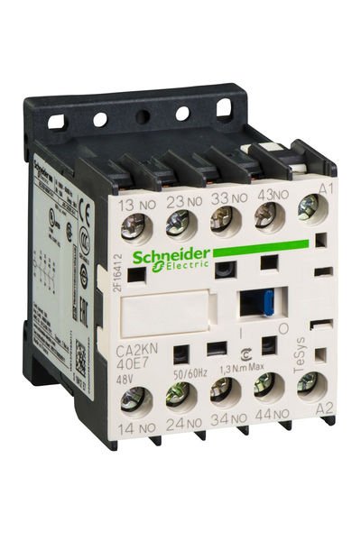 Schneider (CA2KN40E7) TeSys K Yardımcı Kontaktör 48VAC 4NA