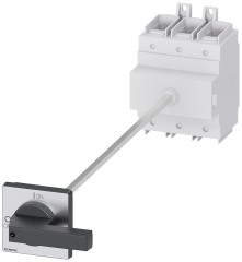 Siemens 3LD2318-0TK11 3LD2 ANA ŞALTERİ; Sİyah, Dipten Tespitli, Kilitlemeli, Kapı Bağlantılı, 3 ana kontakt, 160A