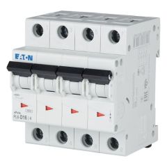 Eaton PL6-D16/4 Minyatür Devre Kesici - 6kA - D eğrisi - 4x16A (166542)