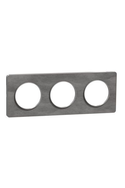 Schneider (S530806V) Odace Touch Arduaz Üçlü Çerçeve - Alüminyum