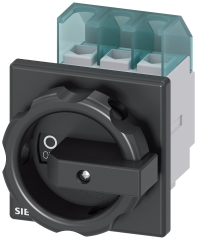 Siemens 3LD2203-0TK51 ACİL STOP ŞALTERLERİ, ÖNDEN TESPİTLİ TAHRİK KOLU SİYAH,  A 32  11,5 KW