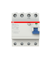 ABB 2CSF204001R1900 F204 AC-100/0.03 (4x100A 30mA Kaçak Akım Koruma Rölesi)