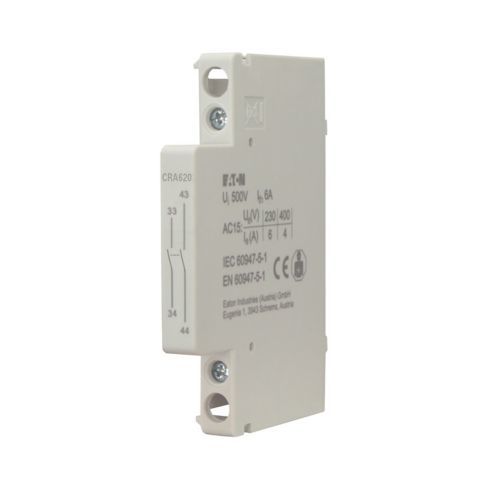 Eaton CRA620 Ray Tipi Röle Aksesuarı: Yardımcı Kontak, 6A, 2NA (CR20 için) (135216)