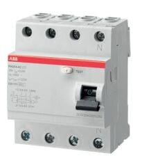 ABB 2CSF204003R3630 FH204 AC-63/0.3 (4x63A 300mA Kaçak Akım Koruma Rölesi)