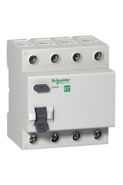 Schneider (EZ9R63425) Easy9 Kaçak Akım Koruma Rölesi 4P 25A 300MA AC-tip 400V