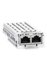 Schneider (VW3A3721) Ethernet/IP, ModbusTCP, MultiDrive-Link (ATV600 için Multi-pompa kartı
