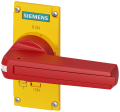 Siemens 3KC9301-2 3KC TİPİ YÜK KESİCİ AKSESUARI, TAHRİK KOLU (SARI KIRMIZI/ACİL STOP TİPİ), BOY3