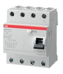 ABB 2CSF204004R1400 FH204 AC-40/0.03 (4x40A 30mA Kaçak Akım Koruma Rölesi)