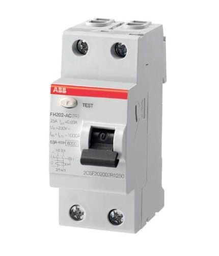 ABB 2CSF202003R3250 FH202 AC-25/0.3 (2x25A 300mA Kaçak Akım Koruma Rölesi)
