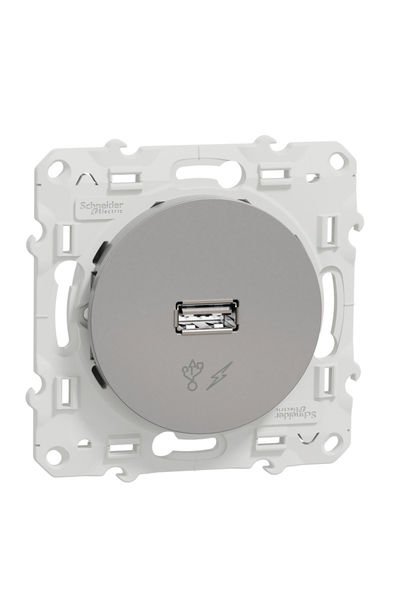 Schneider (S530408) Odace USB Prizi - Alüminyum