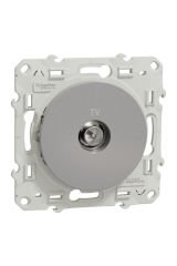 Schneider (S530445) Odace TV Prizi Sonlu - Alüminyum