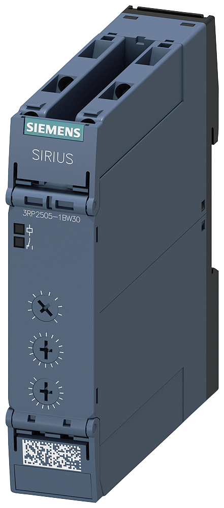 Siemens 3RP2505-1BW30 3RP2 Zaman Rölesi, 27 Fonksiyonlu, 2CO Kontak