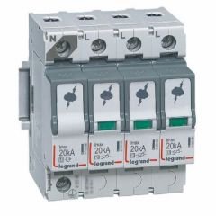 Legrand (412225) Sayaç sonrası için parafudr Tip 2 C tipi Imax 20kA Up:1.2kV 3