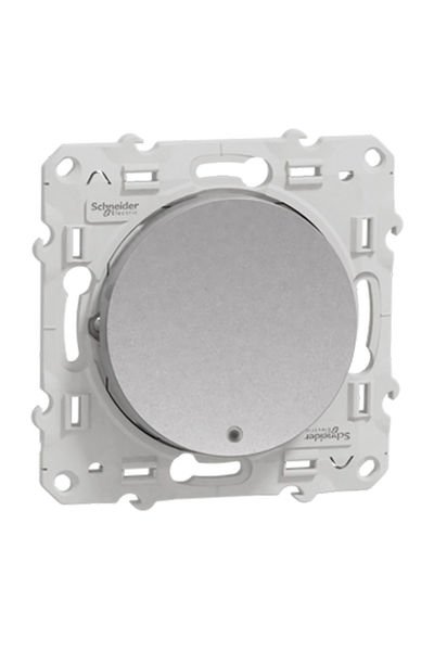 Schneider (S530263) Odace Işıklı Anahtar/Vavien - Alüminyum