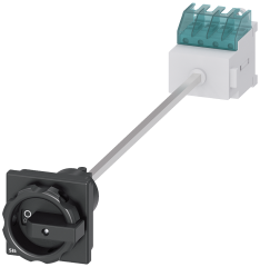 Siemens 3LD2013-1TL51 ACİL STOP ŞALTERLERİ TAHRİK KOLU SİYAH, DİPTEN TESPİTLİ, KİLİTLEMELİ, KAPI BAĞLANTILI,  A 16  7,5 KW 3+N