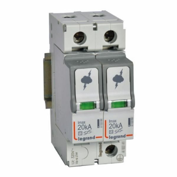 Legrand (412221) Sayaç sonrası için parafudr Tip 2 C tipi Imax 20kA Up:1.2kV 2