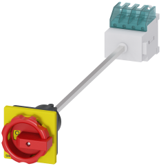 Siemens 3LD2013-0TK53 ACİL STOP ŞALTERLERİ TAHRİK KOLU SARI/KIRMIZI , DİPTEN TESPİTLİ, KİLİTLEMELİ, KAPI BAĞLANTILI, A 16  7,5 KW