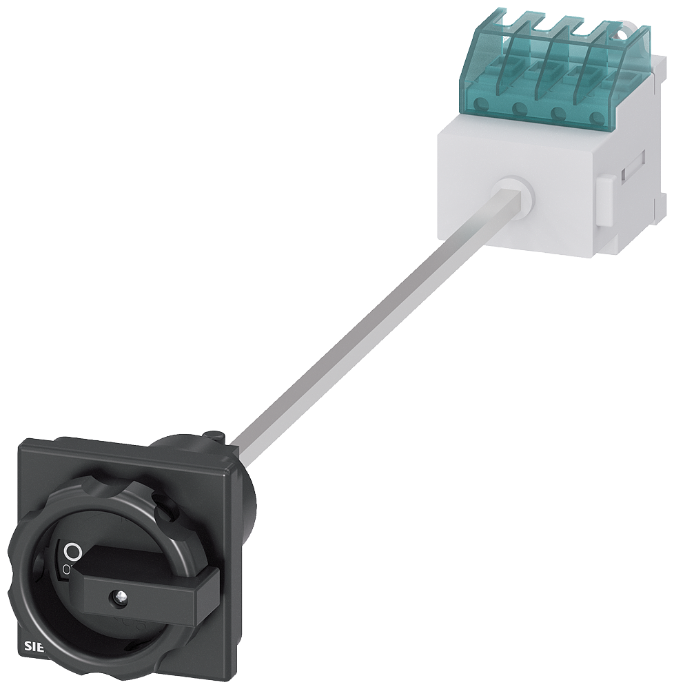 Siemens 3LD2013-0TK51 ACİL STOP ŞALTERLERİ TAHRİK KOLU SİYAH , DİPTEN TESPİTLİ, KİLİTLEMELİ, KAPI BAĞLANTILI, A 16  7,5 KW