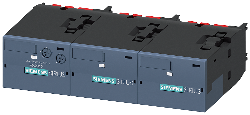 Siemens 3RA2816-0EW20 SIRIUS 3RT2 KONTAKTÖR AKSESUARI; YILDIZ ÜÇGEN SOKETLİ FONKSİYON MODÜLÜ; AC/DC 24…240V; 0;5-60 SN. AYARLI