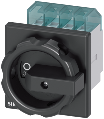 Siemens 3LD2003-1TL51 ACİL STOP ŞALTERLERİ, ÖNDEN TESPİTLİ TAHRİK KOLU SİYAH,  A 16  7,5 KW 3+N
