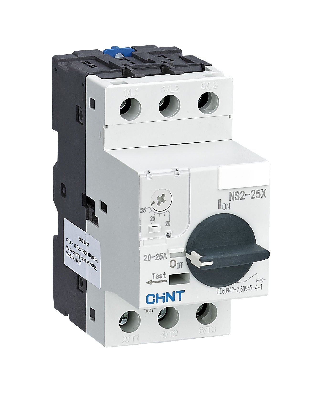 Chint (495184) NS2X Serisi Motor Koruma Şalteri 4-6.3 A Akım Ayar Sahalı