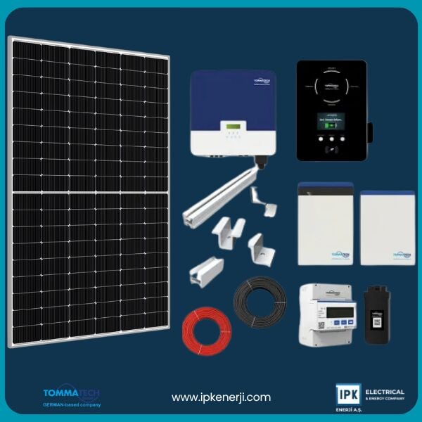TOMMATECH Tek Faz 5kWe On Grid Medium Paket