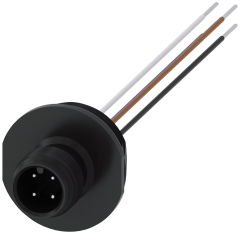 Siemens 3SY3127 3SE5 Kablo Baglanti Aksesuarı, M12, 0,25mm 2  4 Kutup, maksimum 250V, 4A