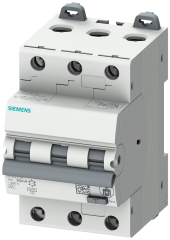 Siemens 5SU1336-6FP25 RCBO, 6 kA, 3P Type A, 30 mA, B-Char, In: 25A Un: 400V