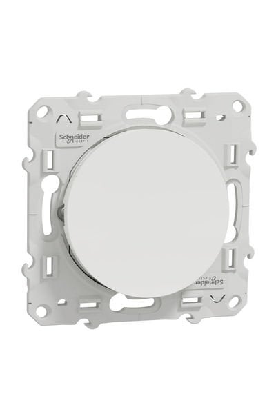 Schneider (S520263) Odace Işıklı Anahtar/Vavien - Beyaz