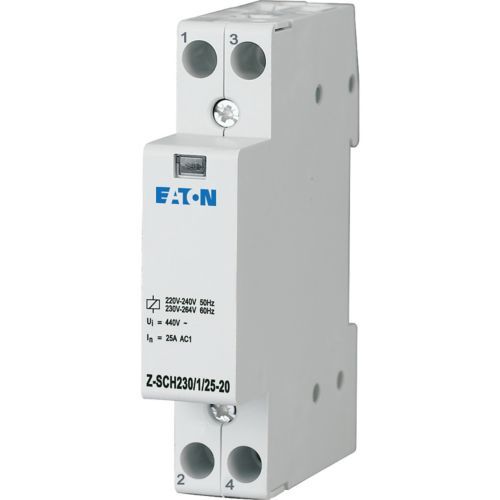 Eaton Z-SCH230/1/25-20 Ray Tipi Kontaktör 25A 230VAC, 2NA (120853)