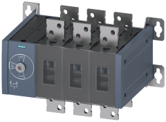 Siemens 3KC0354-0RE00-0AA0 3KC Tipi Manuel Transfer Şalteri, 3 kutuplu Soldan tahrikli,, boy 5, 1600A