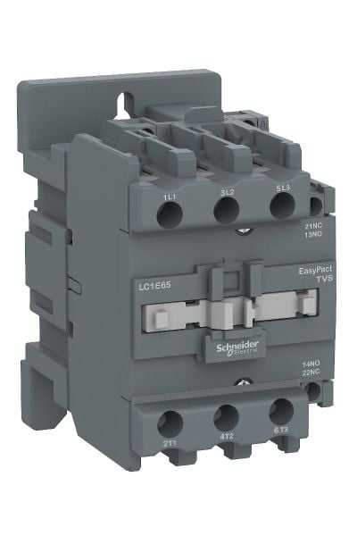 Schneider (LC1E40M5) EasyPact TVS Kontaktör 3P 40A 220VAC 50Hz 1NA1NK