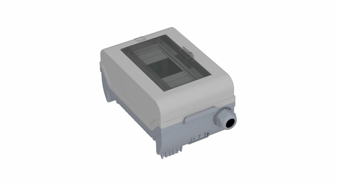 EAE 32 A-PLUG-IN-ÇIKIŞ KUTUSU-AÇILABILIR PENCERE-8 MODÜL-GRİ-5W (KOP 0351-B1)