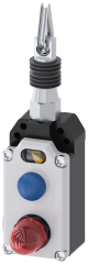 Siemens 3SE7150-1BD04 SIRIUS 3SE7 İpli Acil Durdurma Şalteri, Metal Gövde, M20 x 1.5 Kablo Girişi, 25m'ye kadar, 1NO+1NC kontak,  24VDC Led'li, IP65, Kilitlemeli ve buton resetli