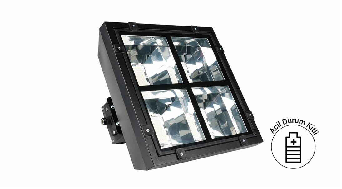 EAE Karevos 107W 4000K Acil Kitli Yüksek Tavan LED Armatür