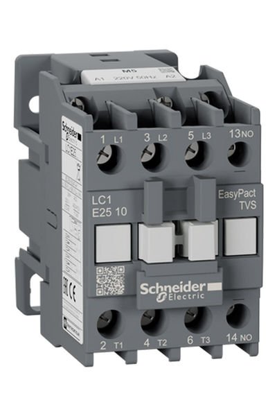 Schneider (LC1E2510M5) EasyPact TVS Kontaktör 3P 25A 220VAC 50Hz 1NA
