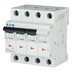 Eaton PL6-C16/3N Minyatür Devre Kesici - 6kA - C eğrisi - 3x16A+N (106910)