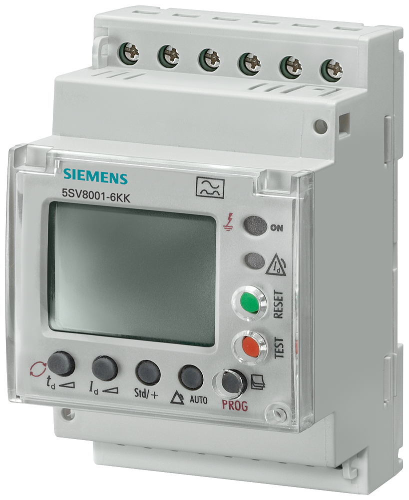 Siemens 5SV8001-6KK DİGİTAL KAÇAK AKIM KORUMA KOMBİNASYONU AÇTIRMA RÖLESİ