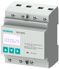 Siemens 7KT1667 7KT PAC1600 ENERJİ ÖLÇER TRİFAZE 80A M-BUS RTU HABERLEŞME FONKSİYONLU