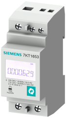 Siemens 7KT1653 7KT PAC1600 ENERJİ ÖLÇER MONOFAZE 63A M-BUS HABERLEŞME FONKSİYONLU