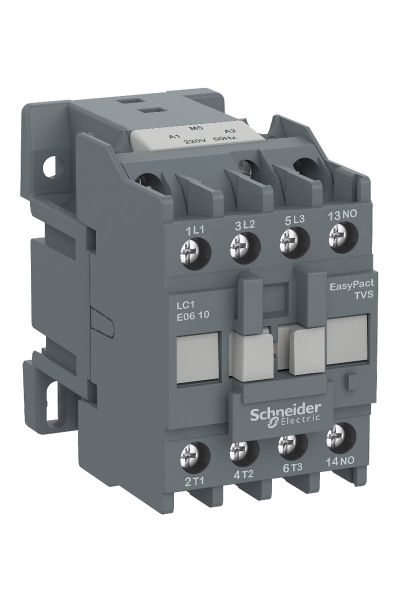Schneider (LC1E0601M5) EasyPact TVS Kontaktör 3P 6A 220VAC 50Hz 1NK
