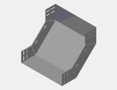 EAE 125 CTE 500 ID90° ,H125 (mm) ,A500 (mm),T2(mm)-(Kablo-Tava-Sistemleri)