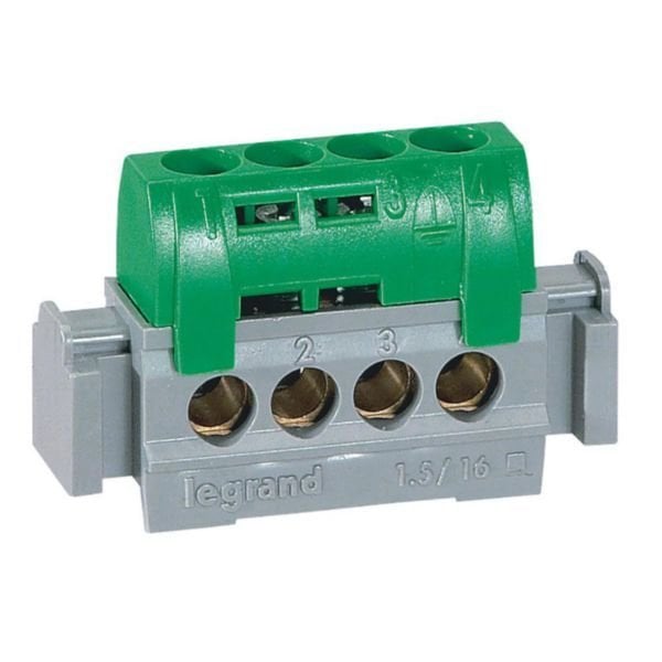 Legrand (4830) Pano tipi izoleli raya montaj toprak klemensi U:47mm kapas