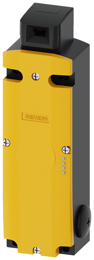 Siemens 3SE5312-1SB11 SIRIUS 3SE5 - Mekanik Kilitlemeli Emniyet Şalteri: 24VDC Bobini Enerjilendiğinde  Kilitler,  360 Derece Döner Kafa, 1NO / 2NC + 1NO/2NC, Metal Gövde, 2600N Tutma Kuvveti, 2LED'li 24VDC