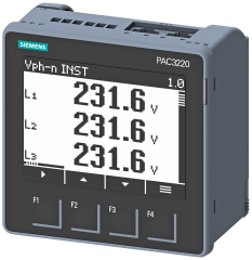 Siemens 7KM3220-1BA01-1EA0 SENTRON PAC3220 ENERJİ ANALİZÖRÜ (22-65V DC +/- %10)